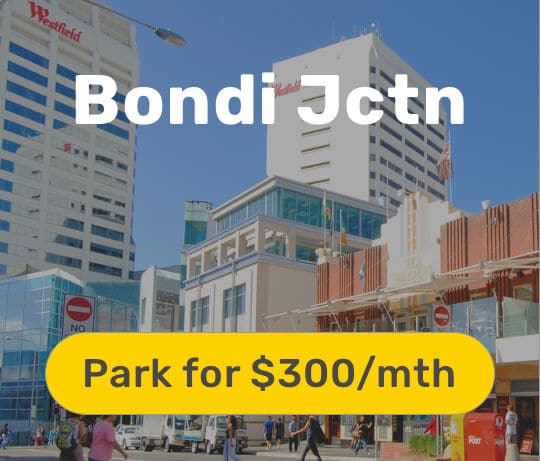 Bondi Junction monthly parking